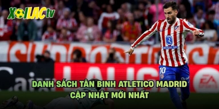 Danh Sách Tân Binh Atletico Madrid - Cập Nhật Mới Nhất